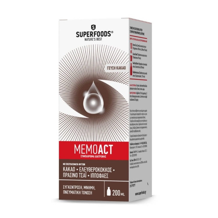 Superfoods Memoact Syrup 200ml
